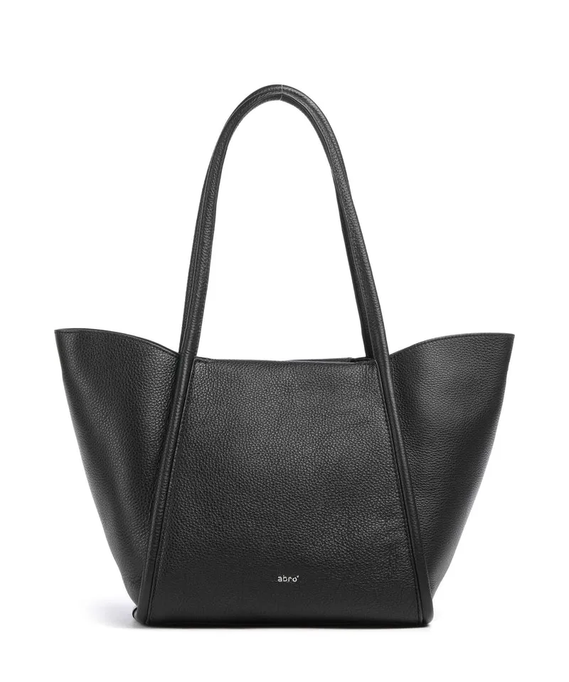 Abro Agave Willow Small Shopper black/nickel