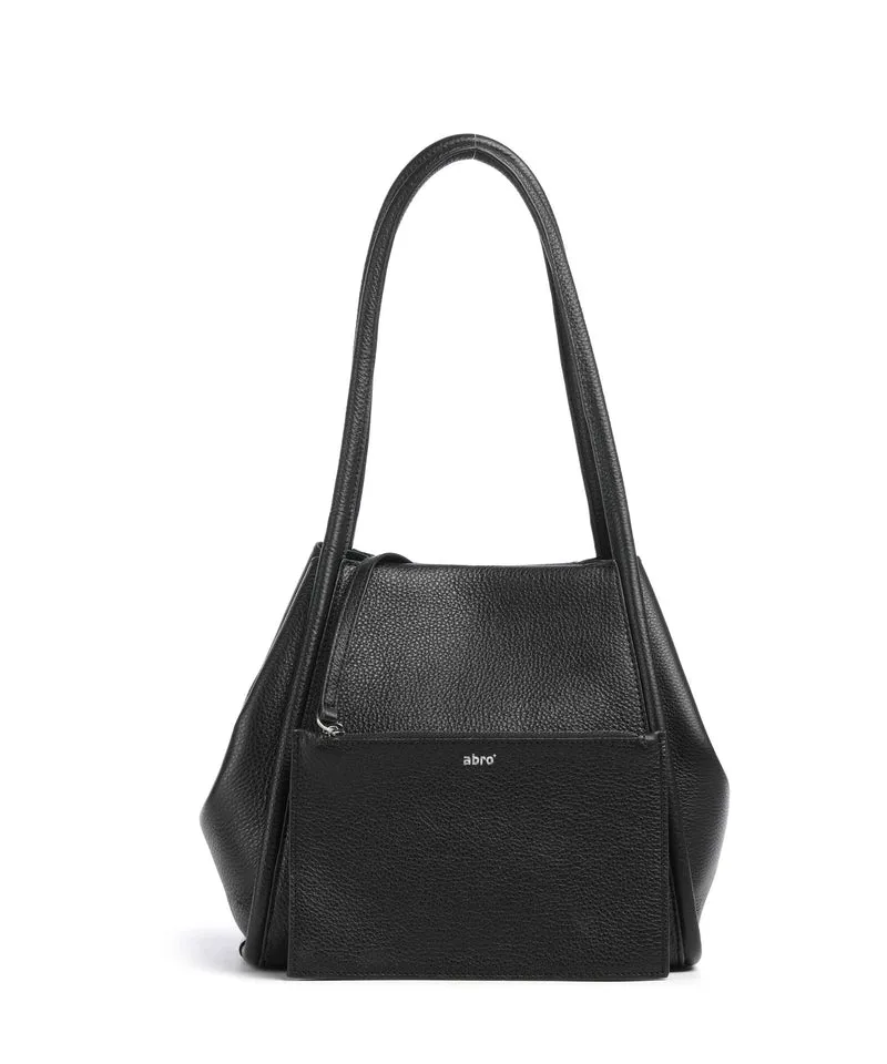 Abro Agave Willow Small Shopper black/nickel