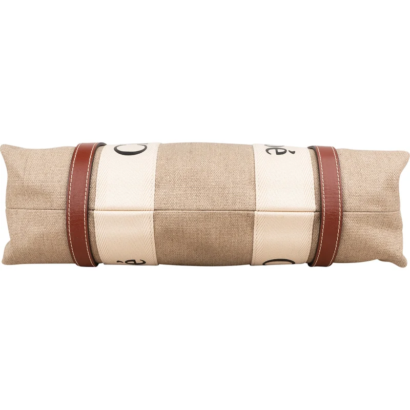 Chloé Canvas Woody Tote Medium Shoulder Bag