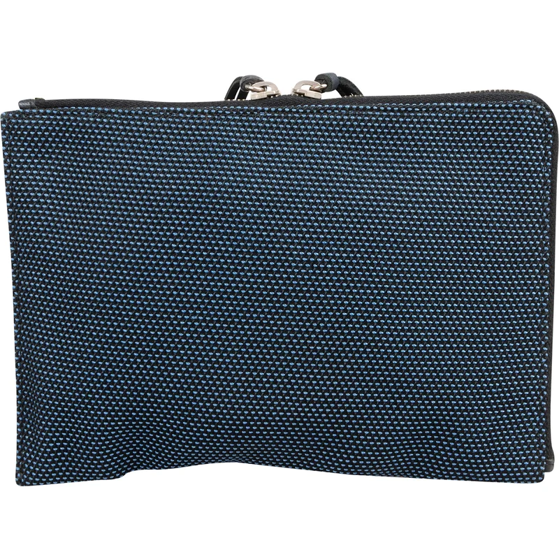 Balenciaga Perforated Tricolor Port Feuille City Clutch