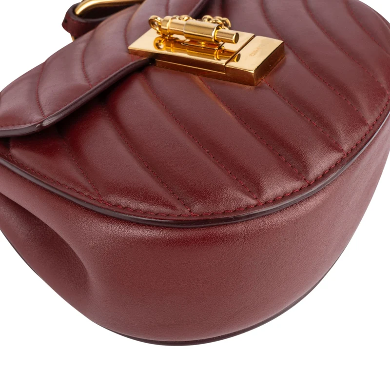 Chloé Quilted Leather Drew Bijou Mini Crossbody Bag