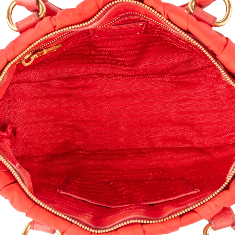 Prada Tessuto Gaufre Satchel Handbag
