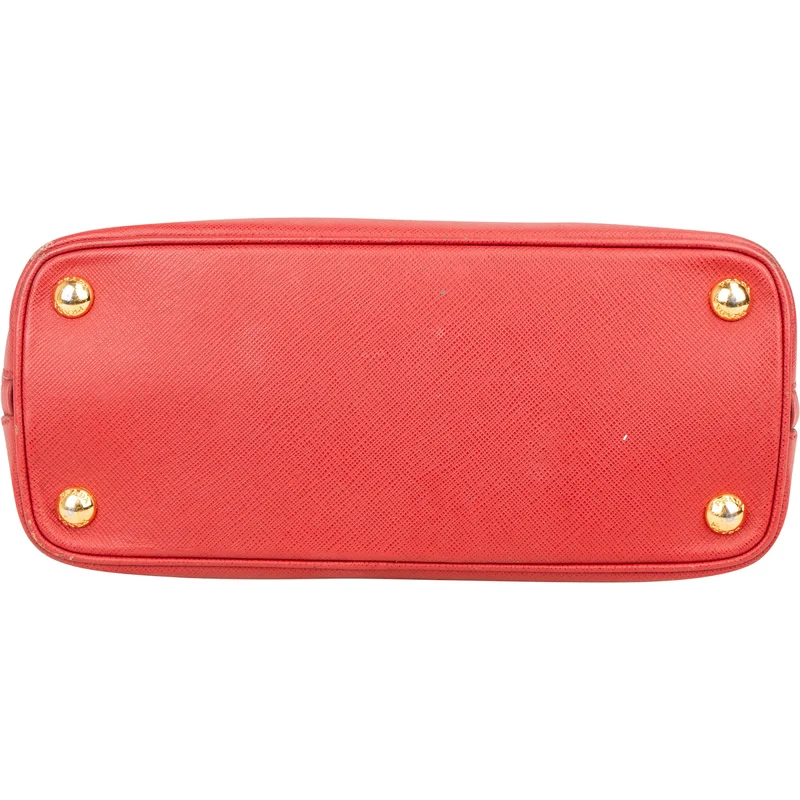 Prada Red Saffiano Leather Promenade Handbag