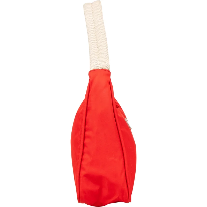 Prada Red Nylon Tessuto Mini Triangle Handbag