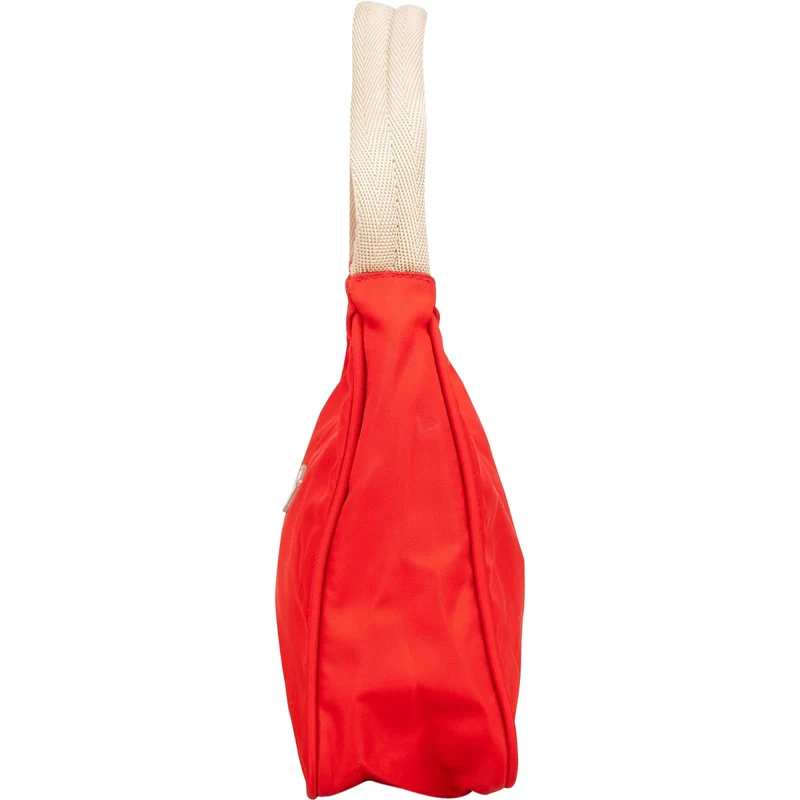 Prada Red Nylon Tessuto Mini Triangle Handbag