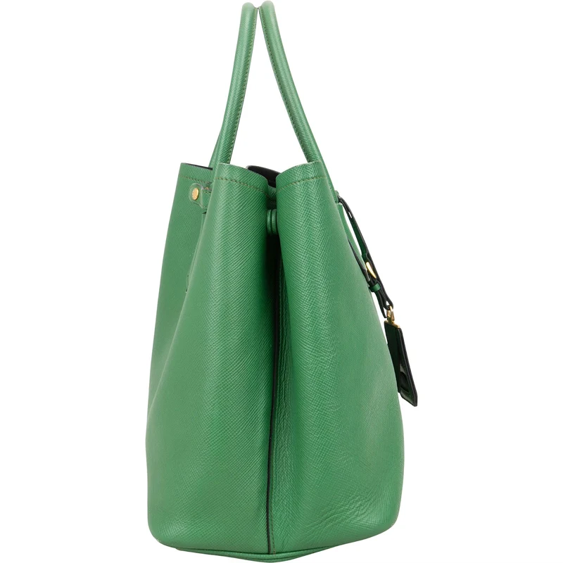 Prada Saffiano Leather Double Handbag