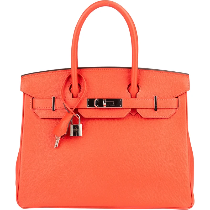 Hermès Coral Epsom Leather Birkin 30 Handbag