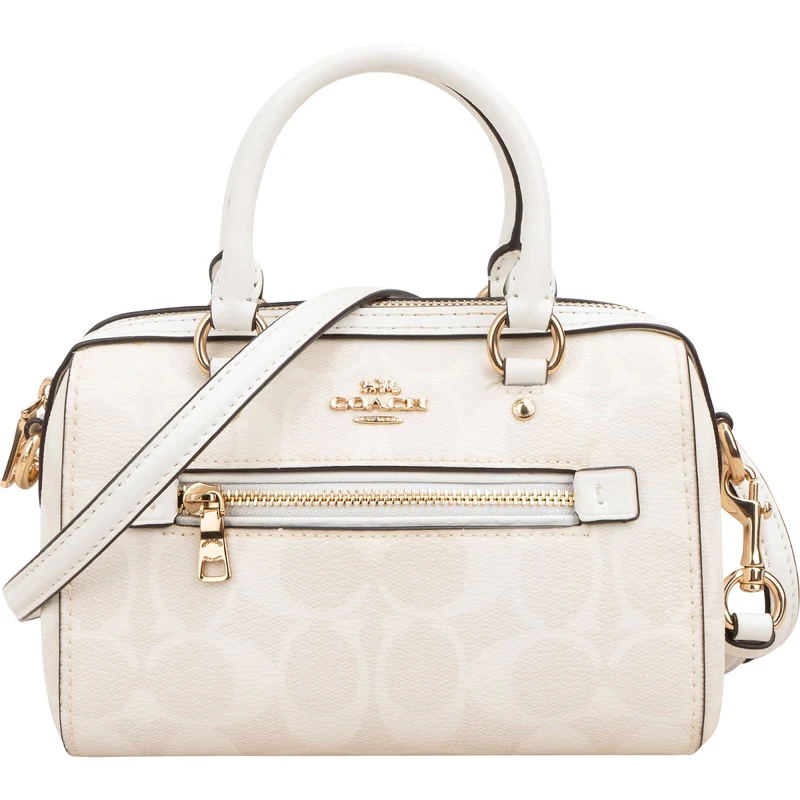 Coach Monogram Signature Canvas Mini Rowan Crossbody Bag