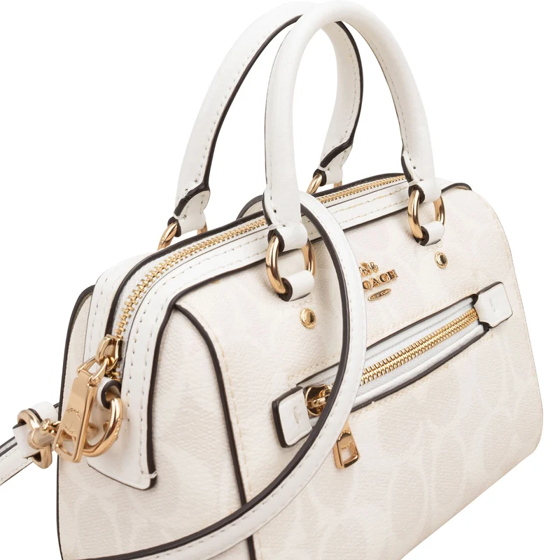 Coach Monogram Signature Canvas Mini Rowan Crossbody Bag