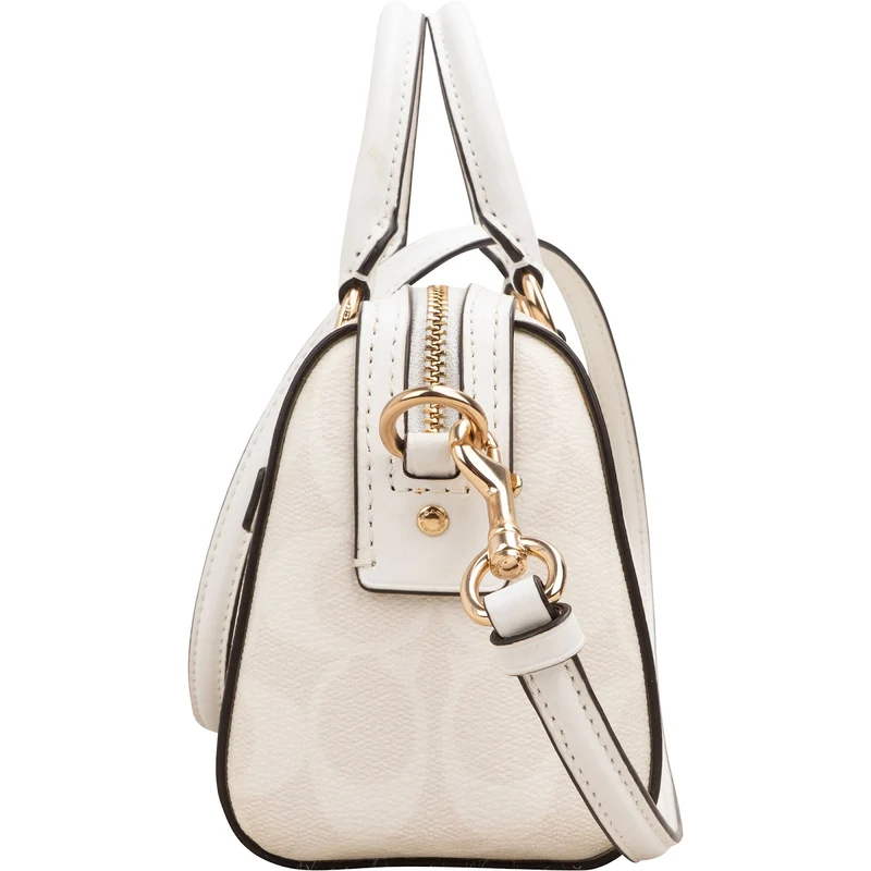 Coach Monogram Signature Canvas Mini Rowan Crossbody Bag