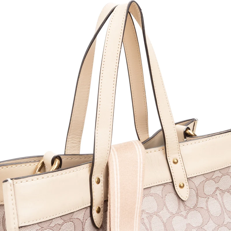 Coach Monogram Signature Canvas Field Tote 30 Handbag