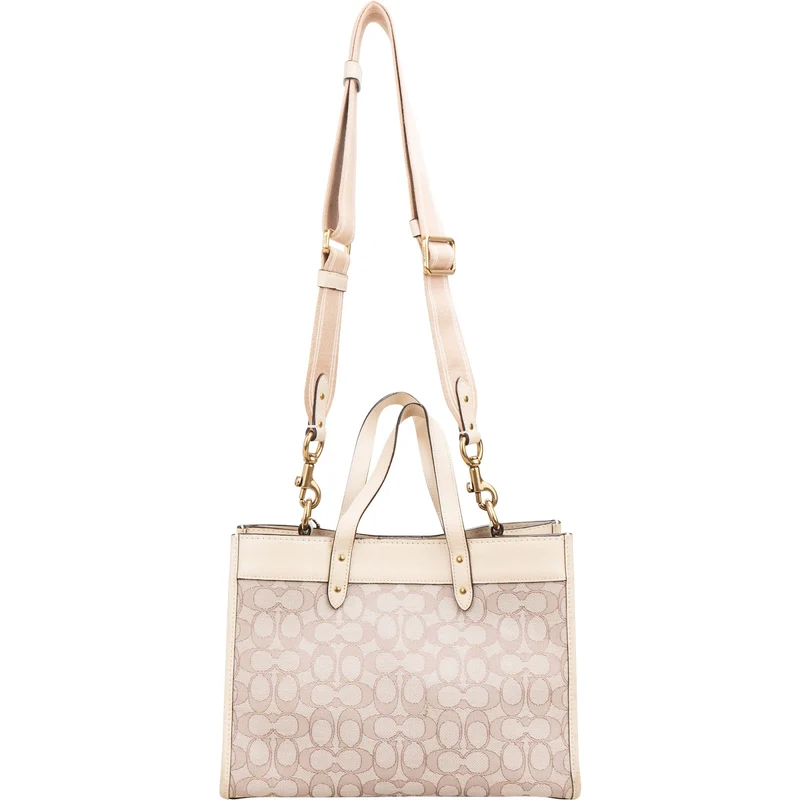 Coach Monogram Signature Canvas Field Tote 30 Handbag