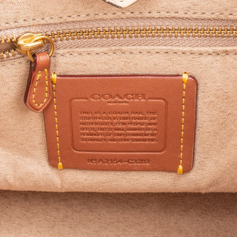 Coach Monogram Signature Canvas Field Tote 30 Handbag