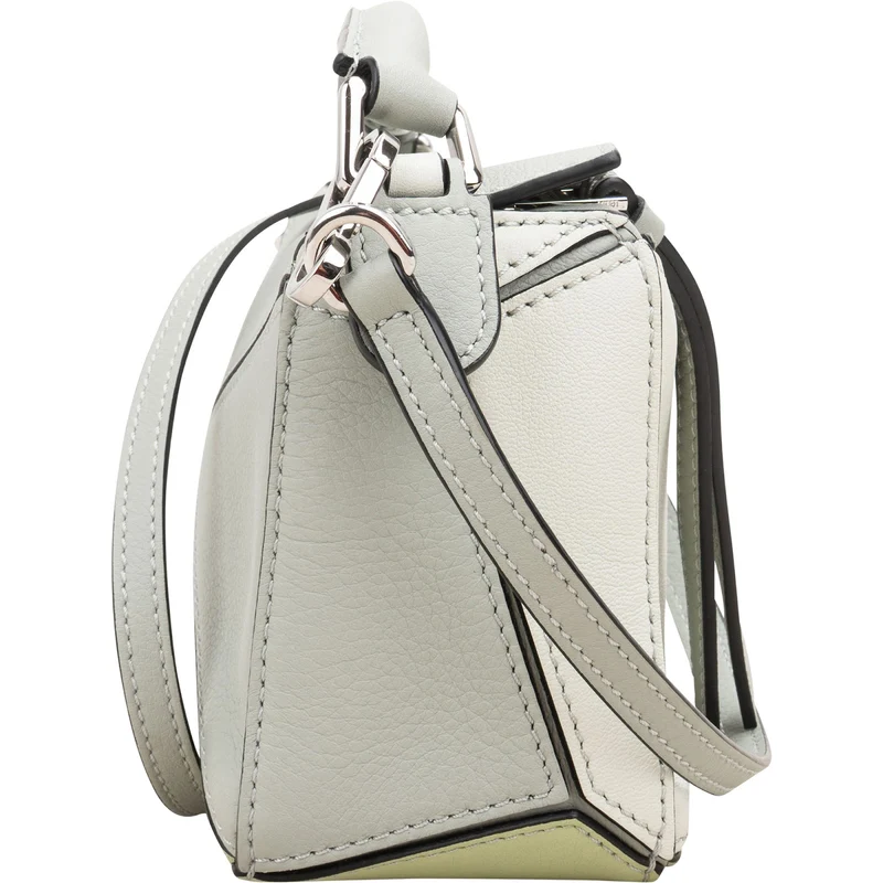 Loewe Tricolor Green Puzzle Mini Crossbody Handbag