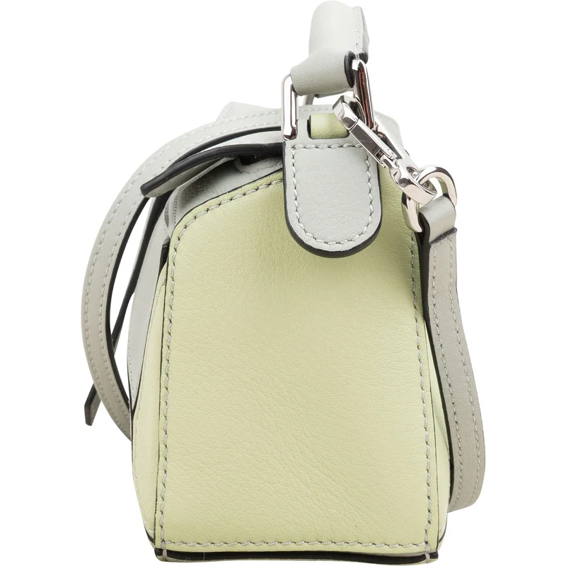 Loewe Tricolor Green Puzzle Mini Crossbody Handbag