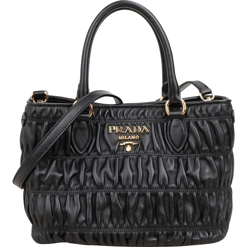 Prada Matelassé Nappa Leather Gaufre Small Tote Handbag