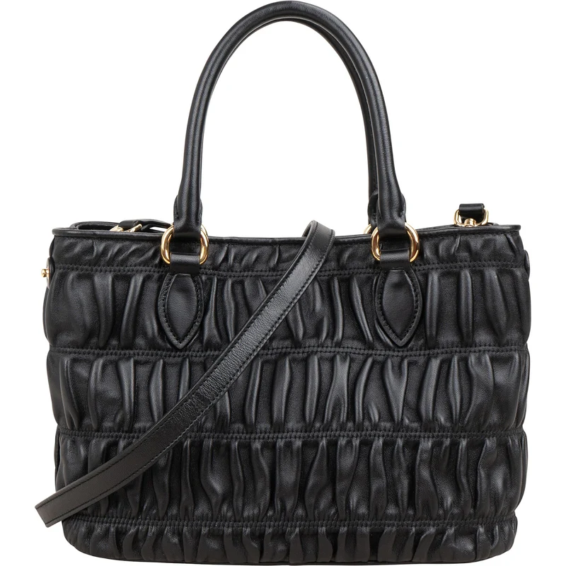 Prada Matelassé Nappa Leather Gaufre Small Tote Handbag