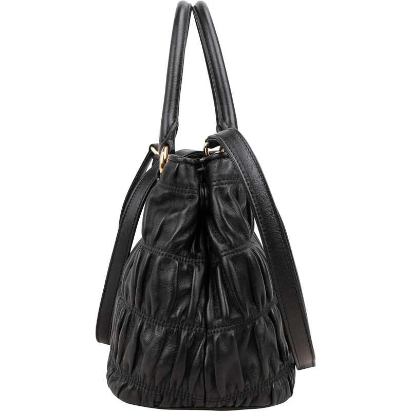 Prada Matelassé Nappa Leather Gaufre Small Tote Handbag