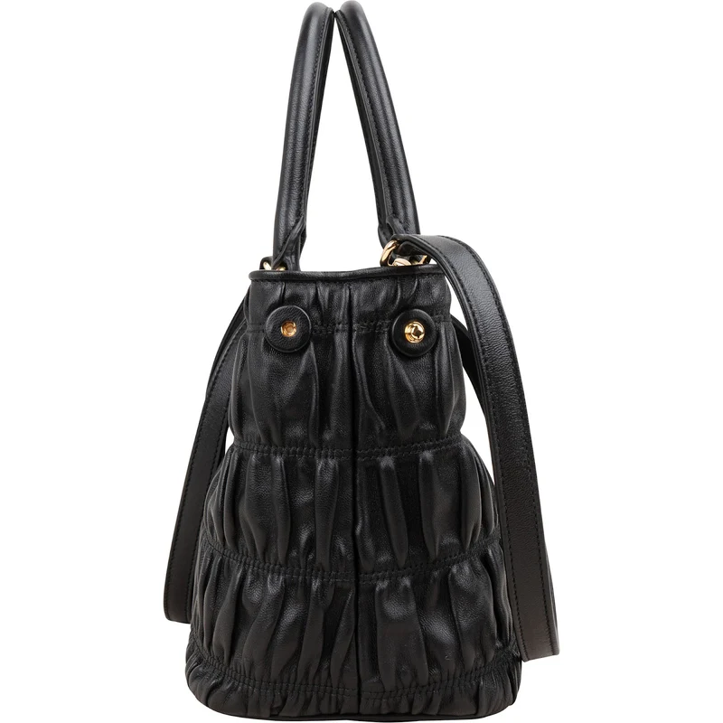 Prada Matelassé Nappa Leather Gaufre Small Tote Handbag