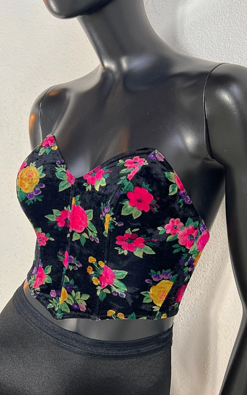 Vintage Triumph Velvet Bustier