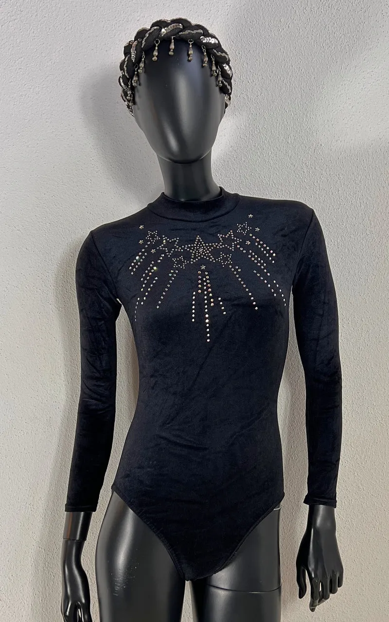 Vintage 90s Star Velvet Body