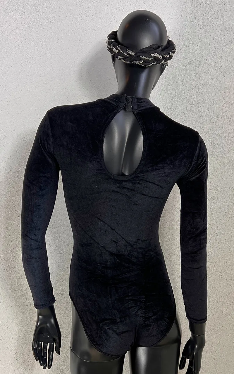 Vintage 90s Star Velvet Body