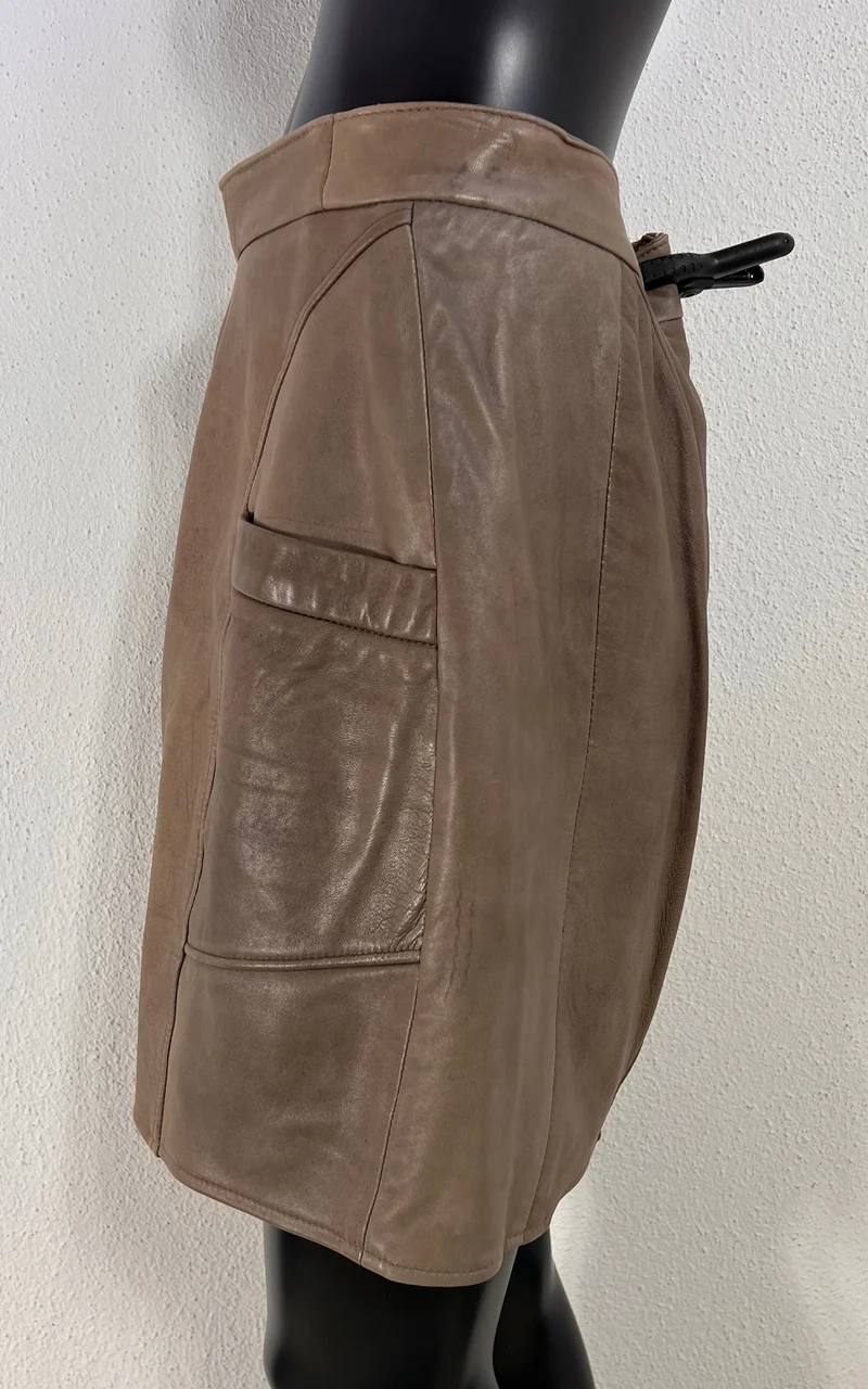 Vintage Leather Skirt