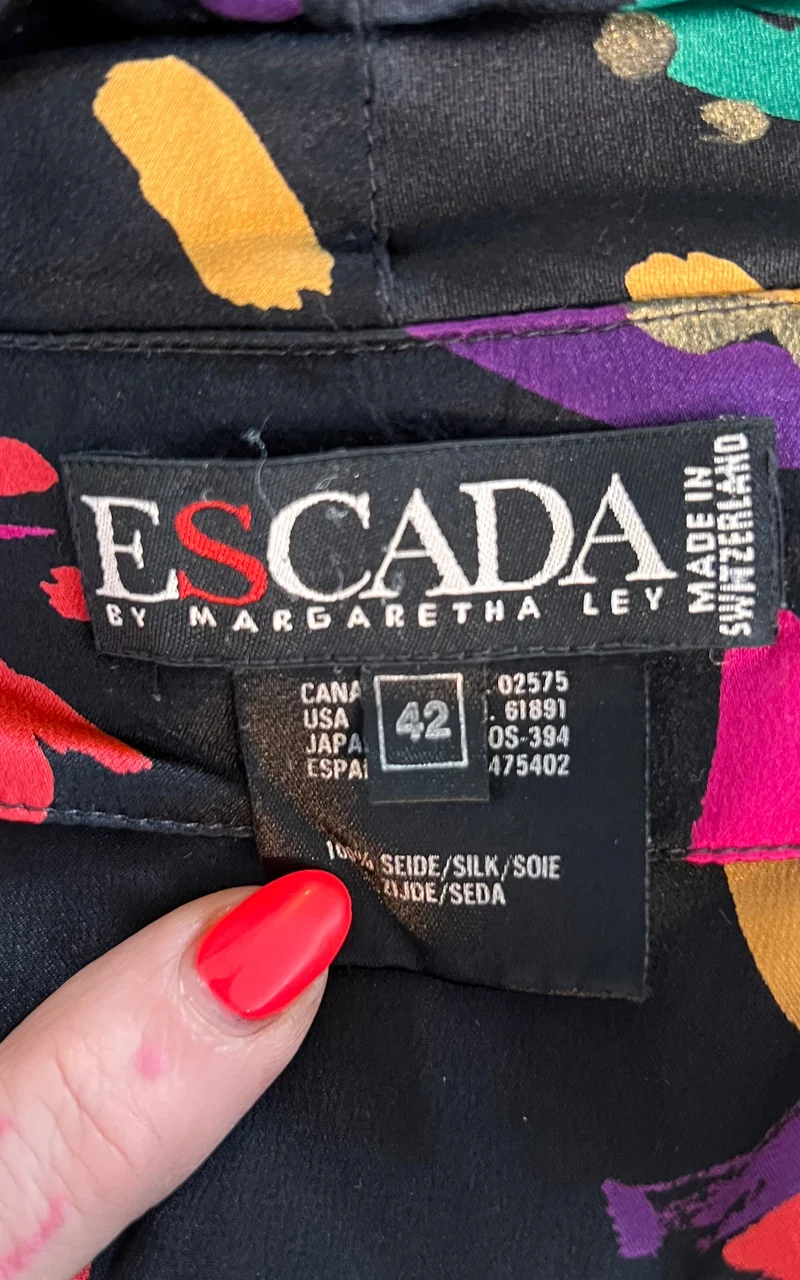 Vintage Escada Silk Blouse