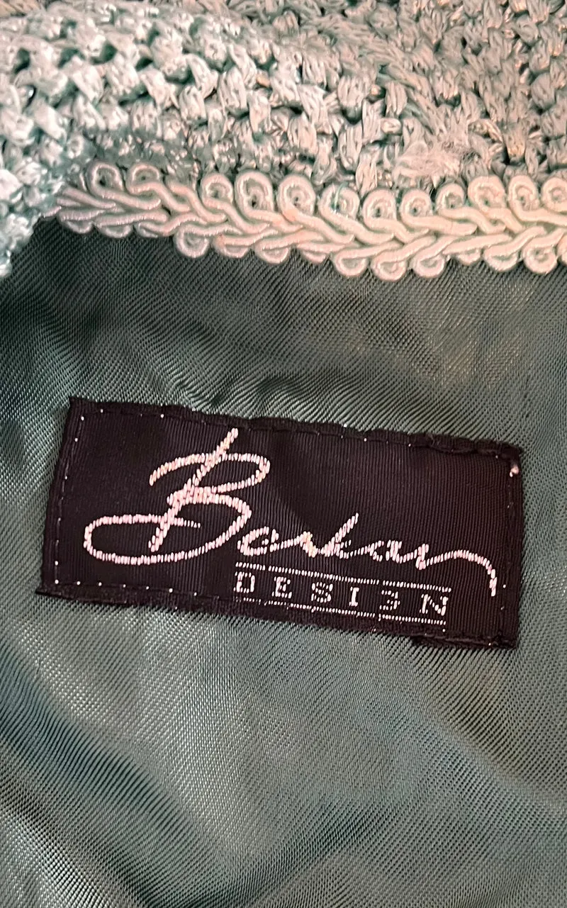 Vintage Berkan Design Silk Cardigan
