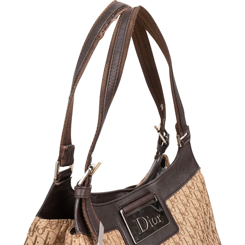Christian Dior Oblique Monogram Canvas Street Chic Shoulder Bag