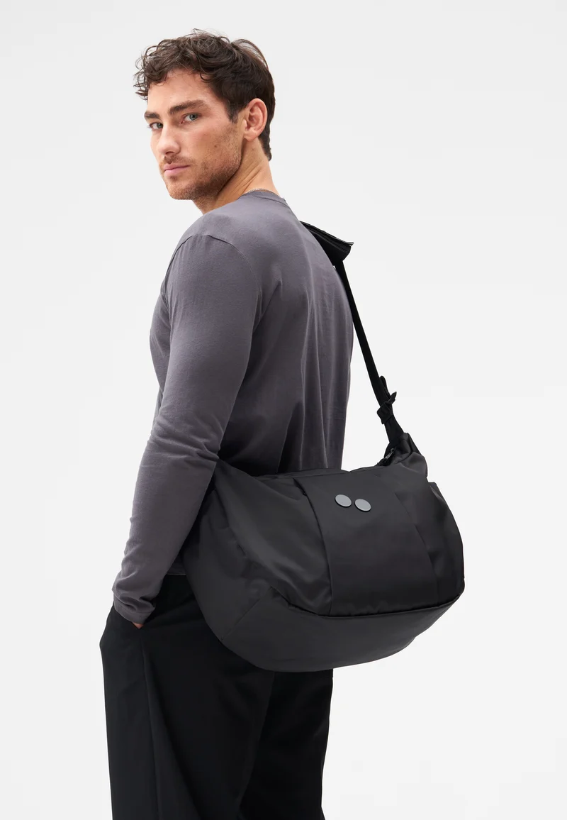 Krumm Large Changeant Glazed Black - Hobo Bag
