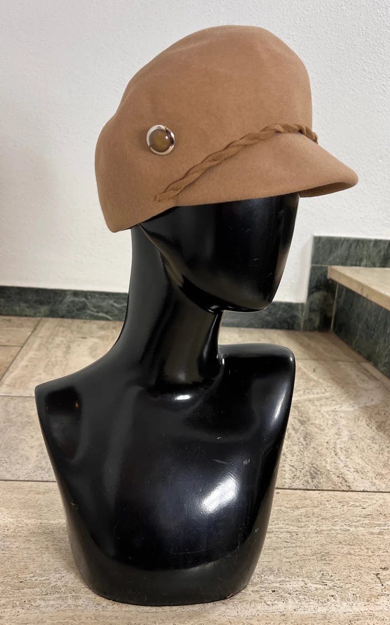 Vintage 60s Baker Boy Hat