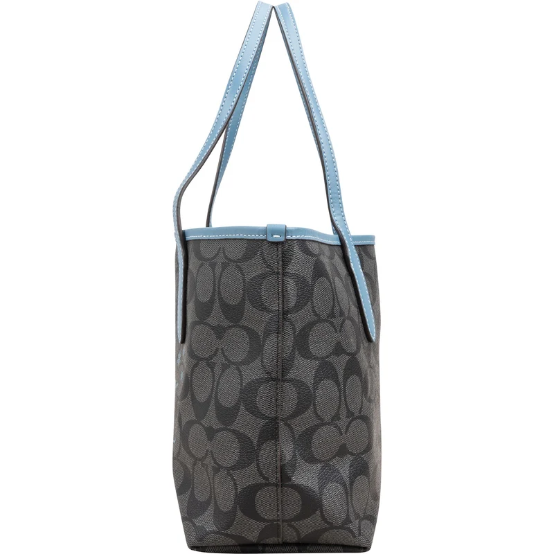 Coach Monogram Signature Holiday Horse Carriage Print Small City Shoulder Bag