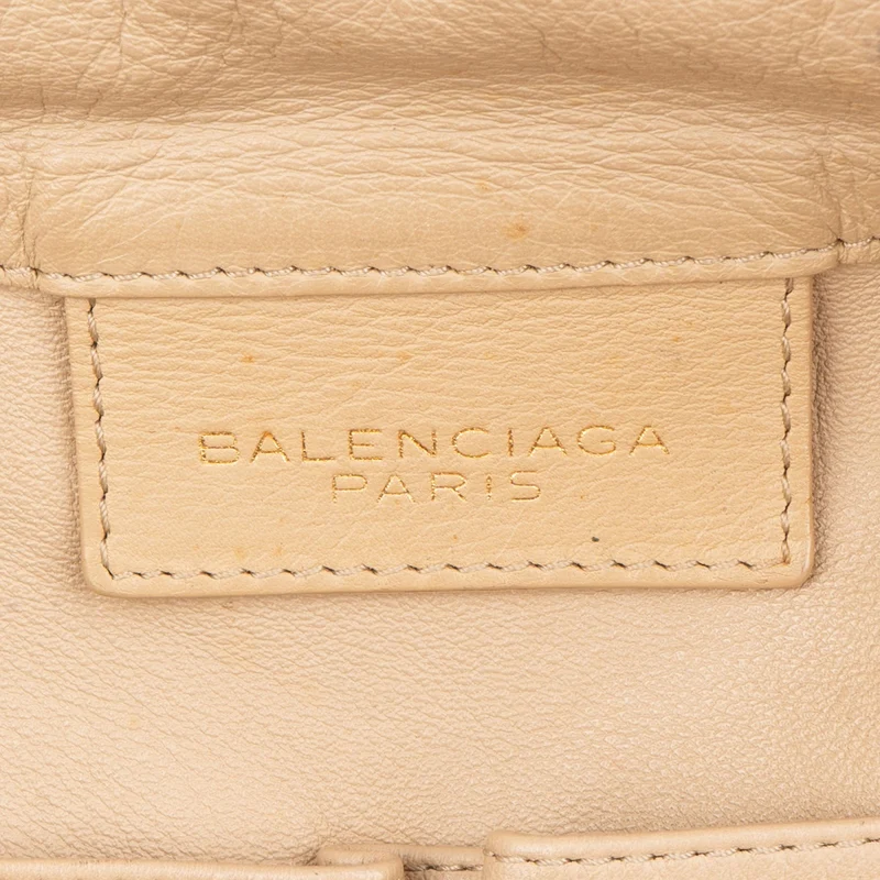 Balenciaga Beige Leather Classic City Day Hobo Shoulder Bag