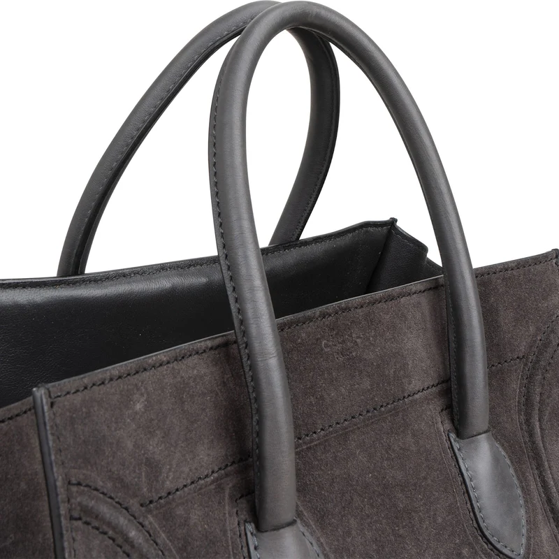 Céline Suede & Leather Phantom Handbag