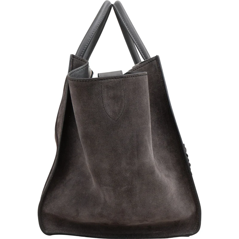 Céline Suede & Leather Phantom Handbag