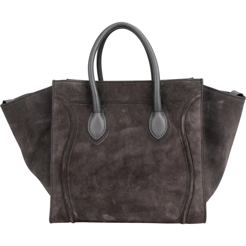 Céline Suede & Leather Phantom Handbag
