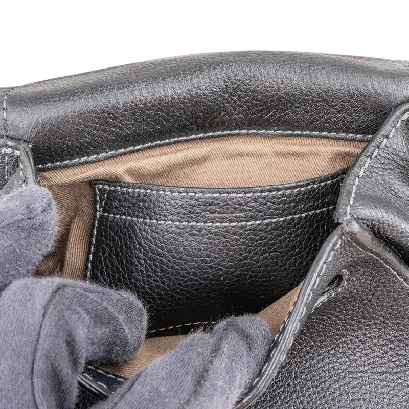 Chloé Grained Calfskin Marcie Small Saddle Crossbody Bag