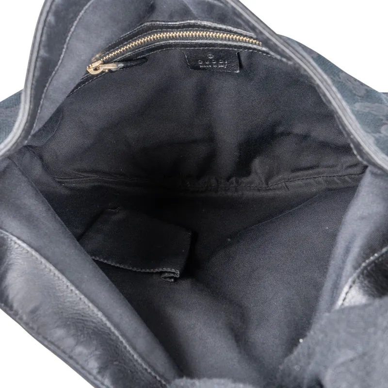 Gucci Monogram GG Canvas Chain Horsebit Hobo Shoulder Bag