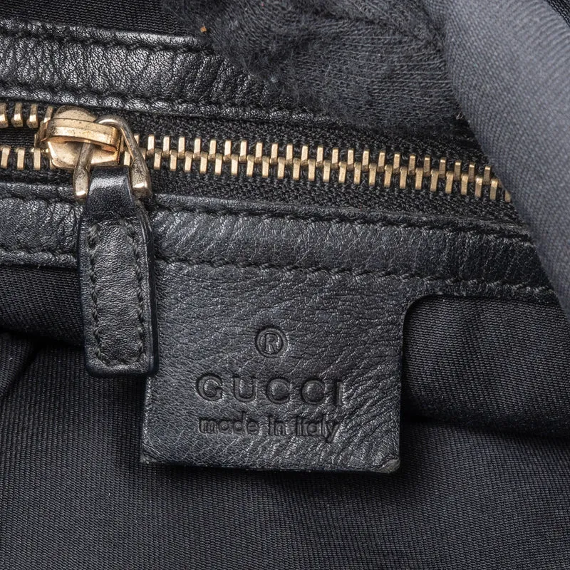 Gucci Monogram GG Canvas Chain Horsebit Hobo Shoulder Bag