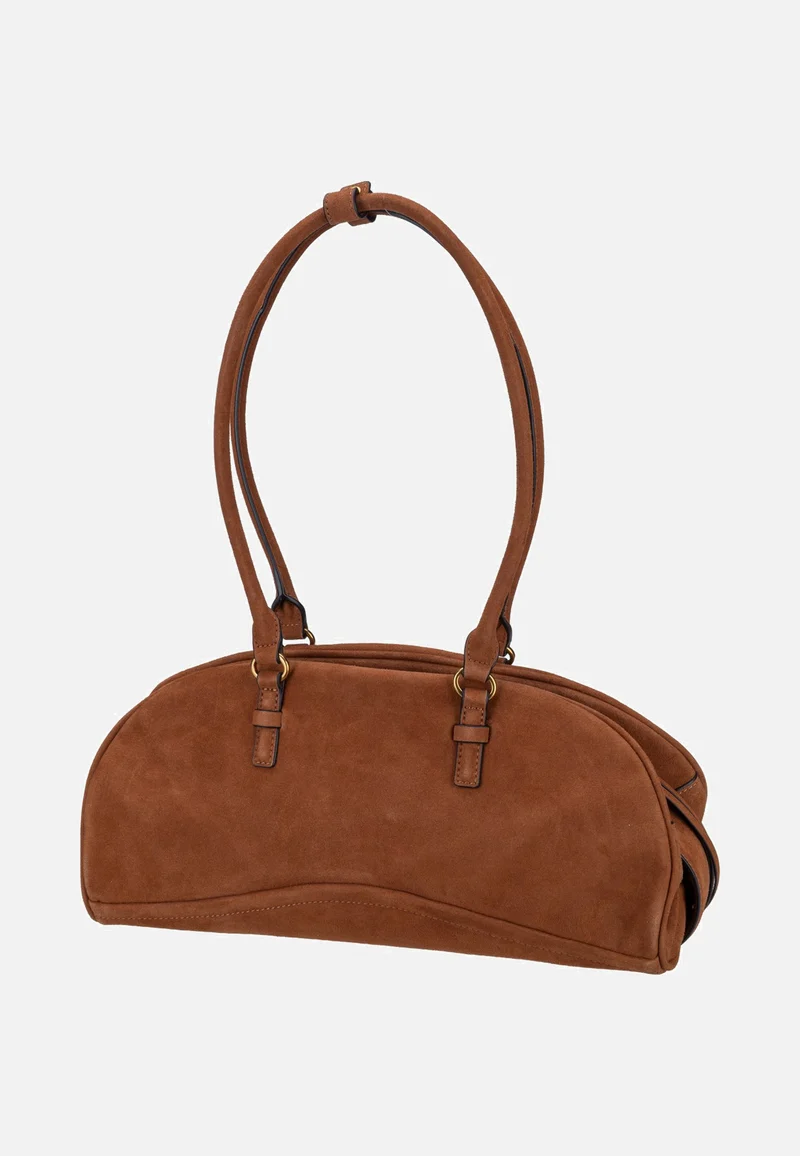 Capri Satchel M Suede Brown - Satchel
