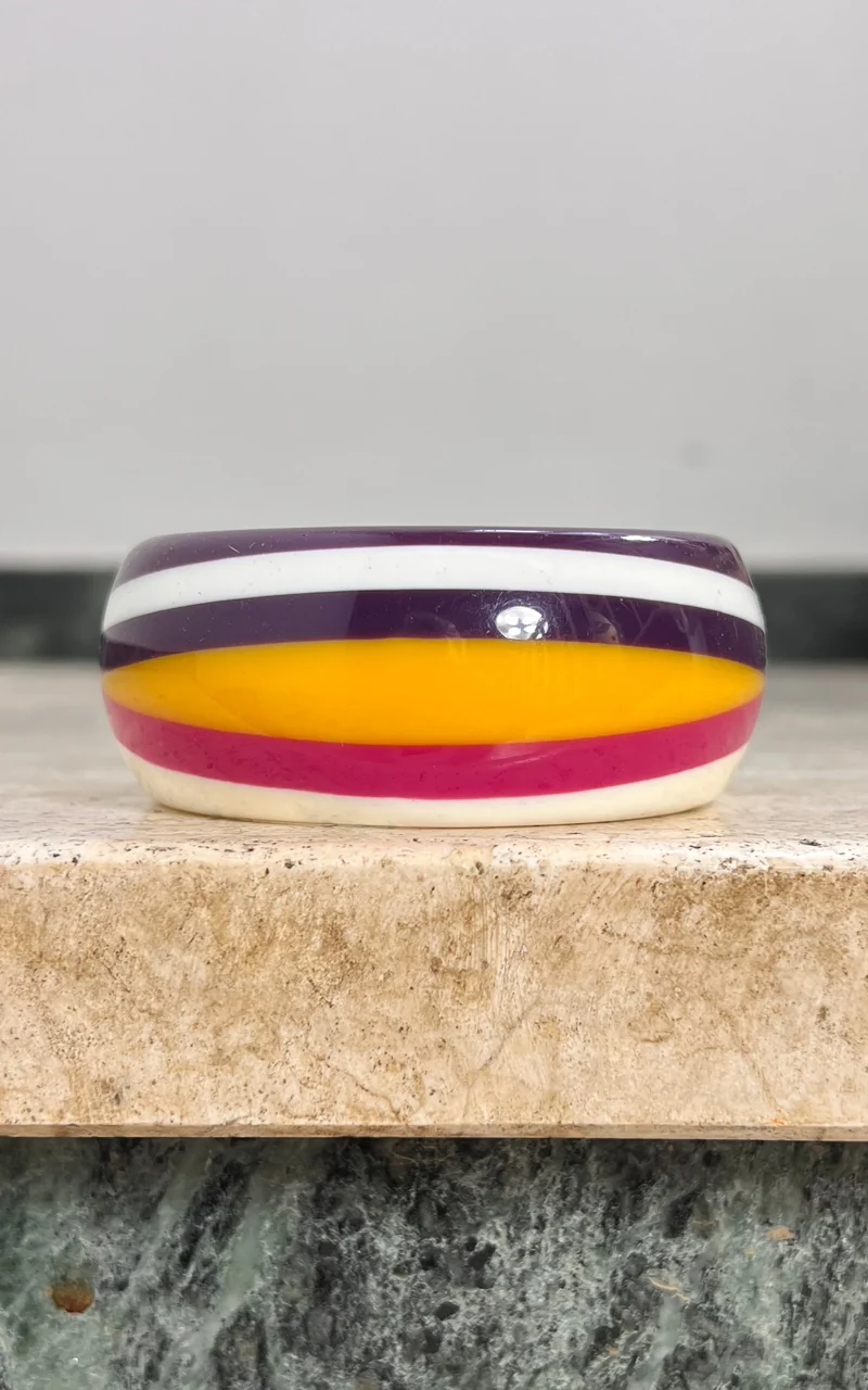 Vintage Striped Bangle