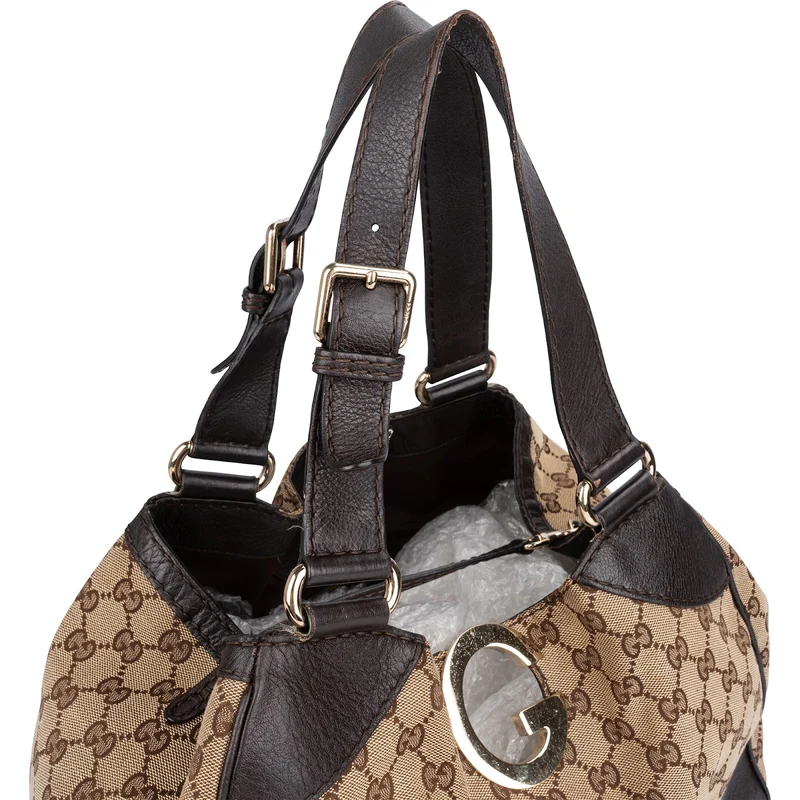 Gucci Monogram GG Canvas Eclipse Hobo Shoulder Bag