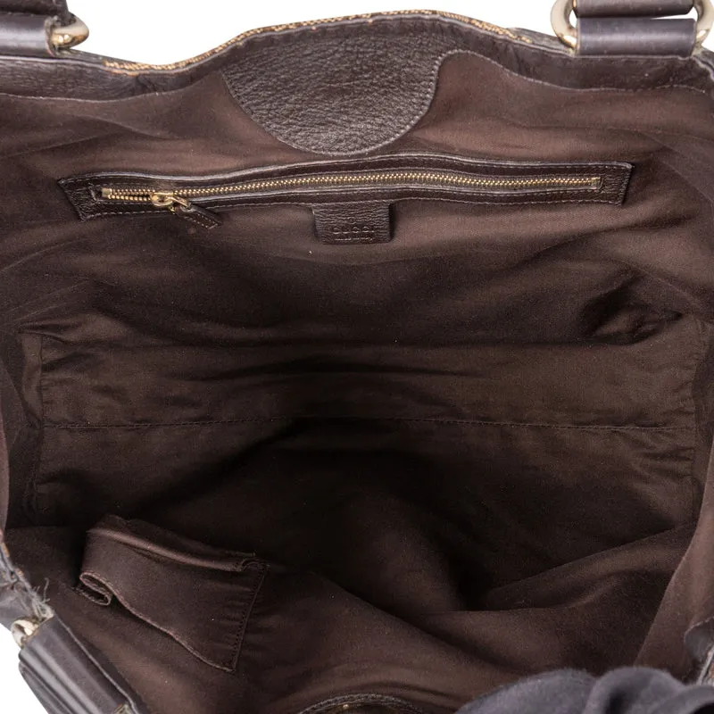 Gucci Monogram GG Canvas Eclipse Hobo Shoulder Bag