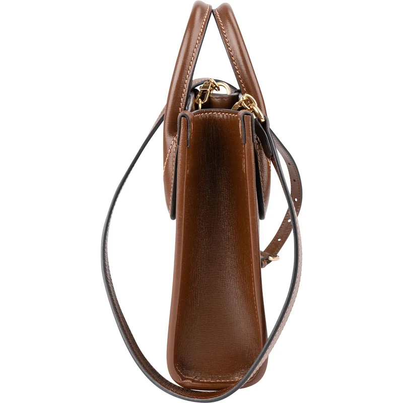 Gucci Monogram GG Supreme Interlocking G Mini Paperbag Crossbody Handbagag
