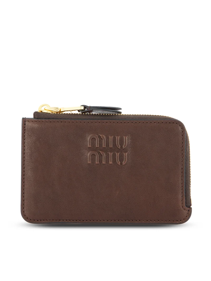 MIU MIU Portacarte A Busta In Nappa