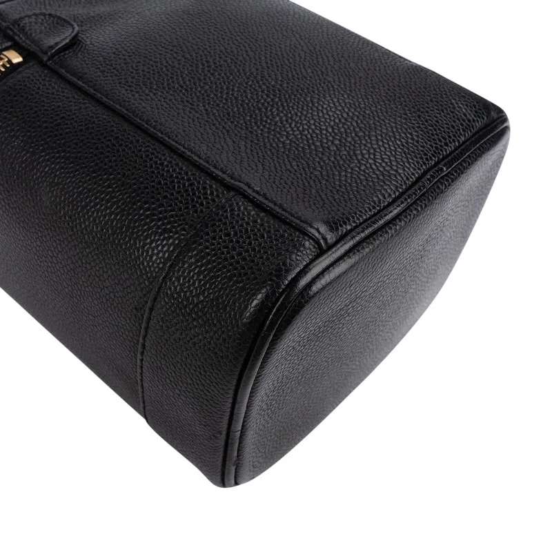 Chanel Caviar Leather CC Vanity Case Handbag