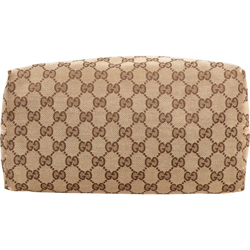 Gucci Monogram GG Canvas Patent Leather Charmy Shoulder Bag