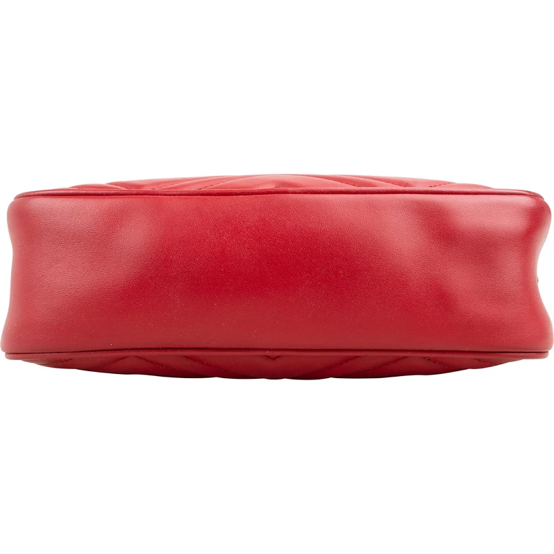 Gucci Matelassé Leather GG Marmont Camera Crossbody Bag