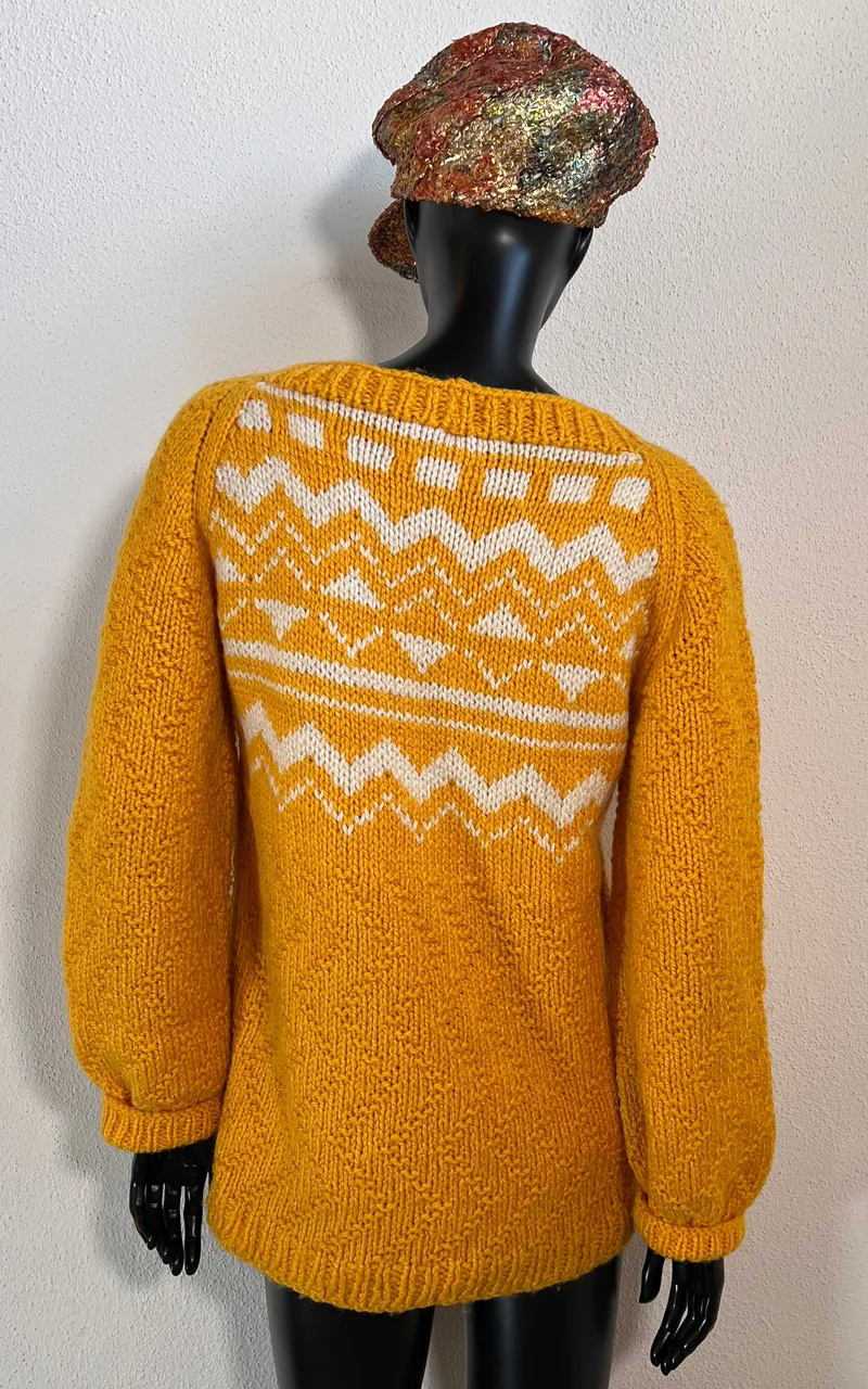 Vintage Handmade Yellow Jumper